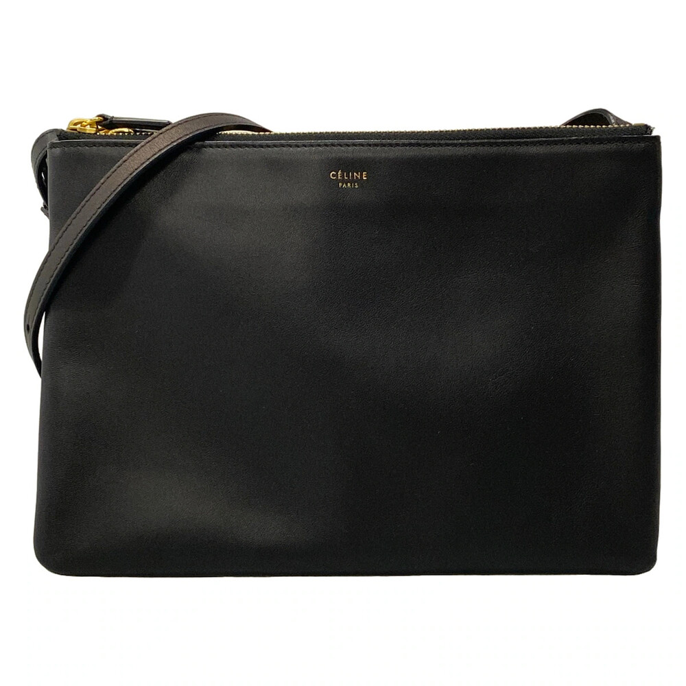 Celine Trio Large Black Lambskin #319249C81B